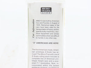 Z Scale Micro-Trains MTL 14507-2 GN Great Northern Flat Car #66212