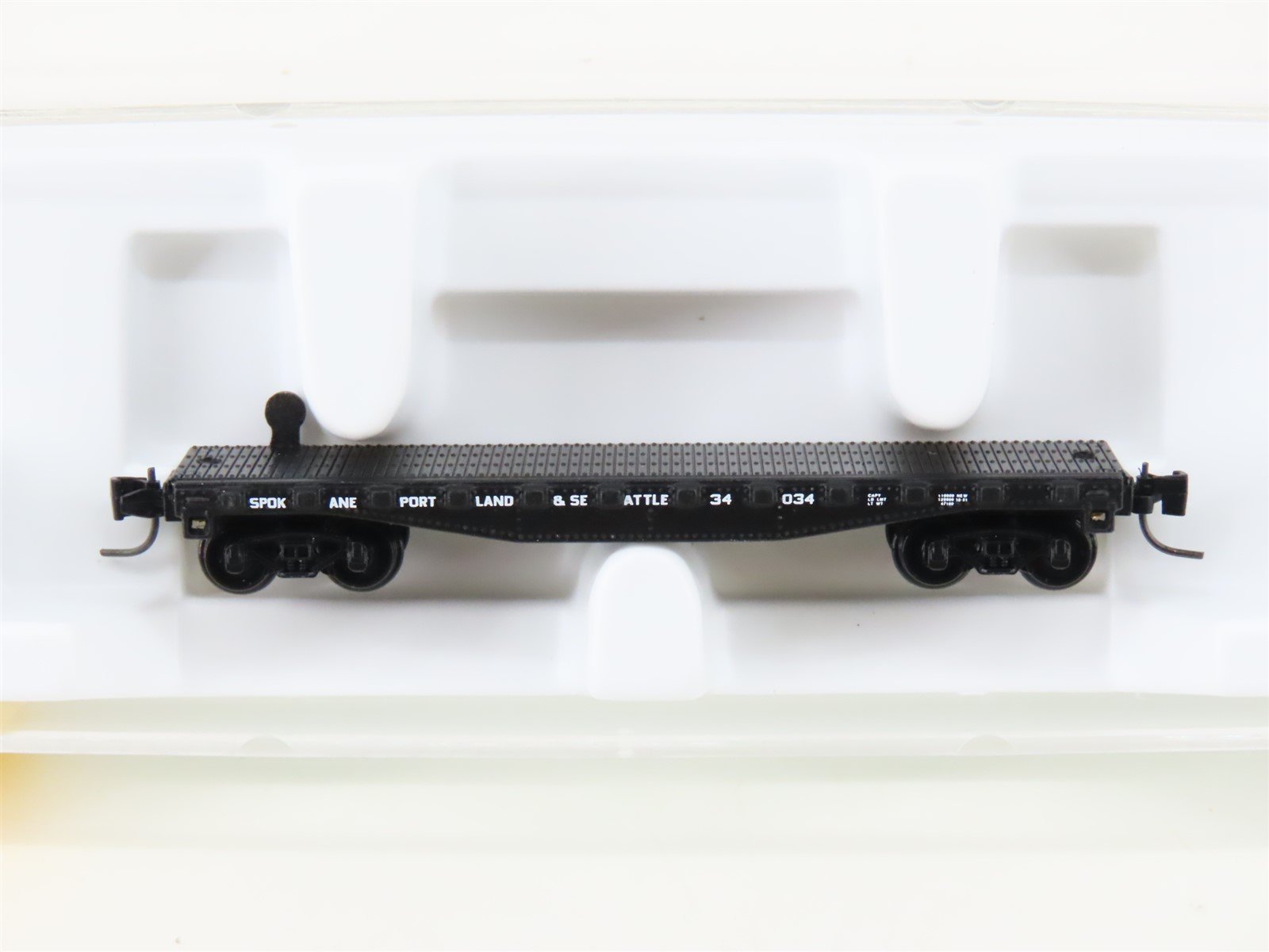 Z Micro-Trains MTL 14506-2 SP&S Spokane Portland & Seattle 50' Flat Car #34034