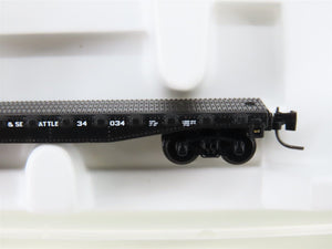 Z Micro-Trains MTL 14506-2 SP&S Spokane Portland & Seattle 50' Flat Car #34034