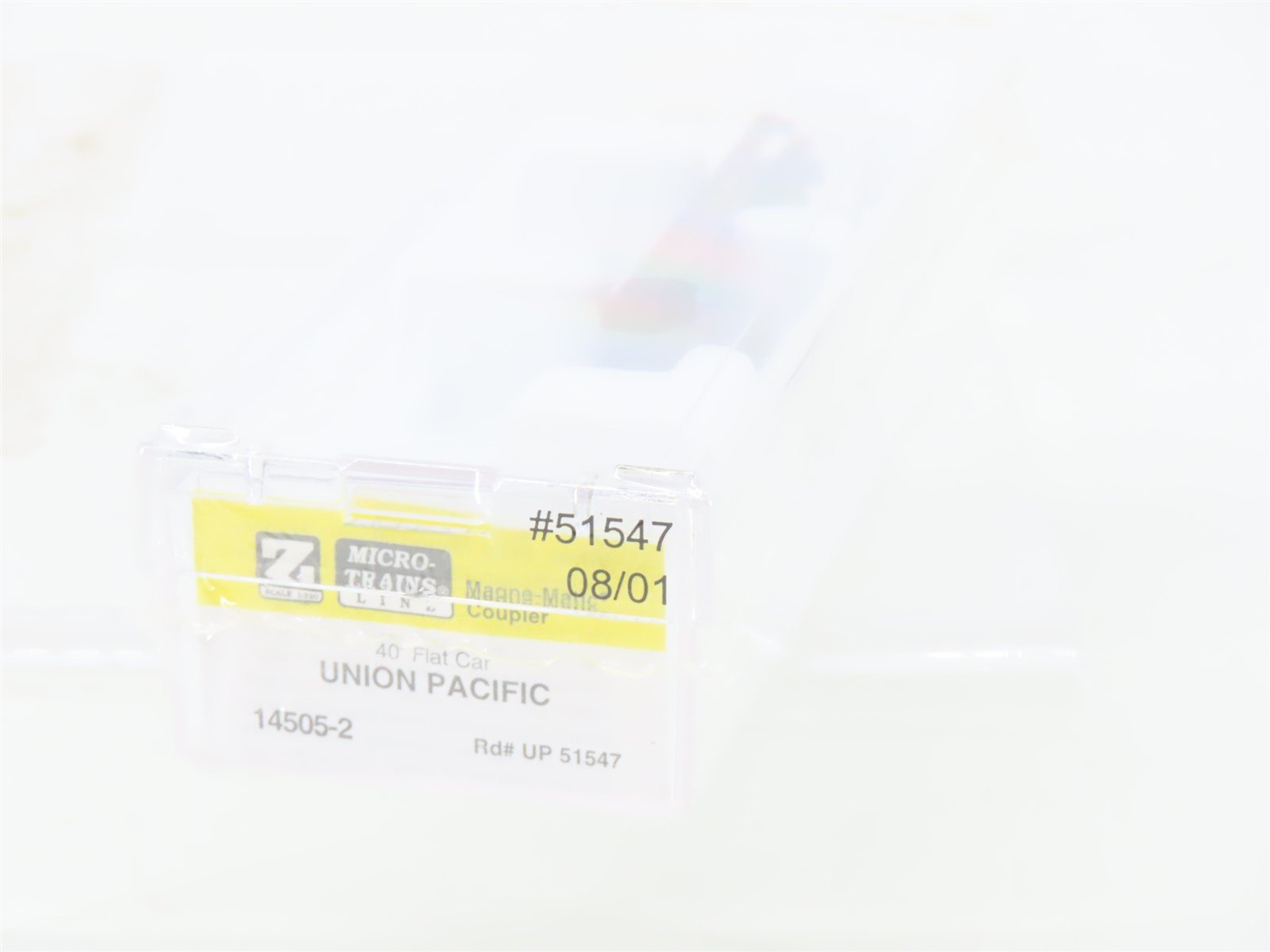 Z Scale Micro-Trains MTL 14505-2 UP Union Pacific 40' Flat Car #51547