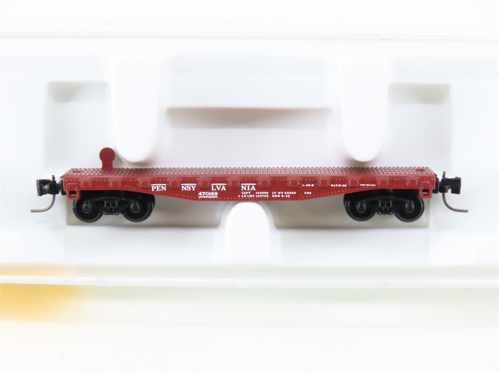 Z Scale Micro-Trains MTL 14504-2 PRR Pennsylvania Railroad Flat Car #470168