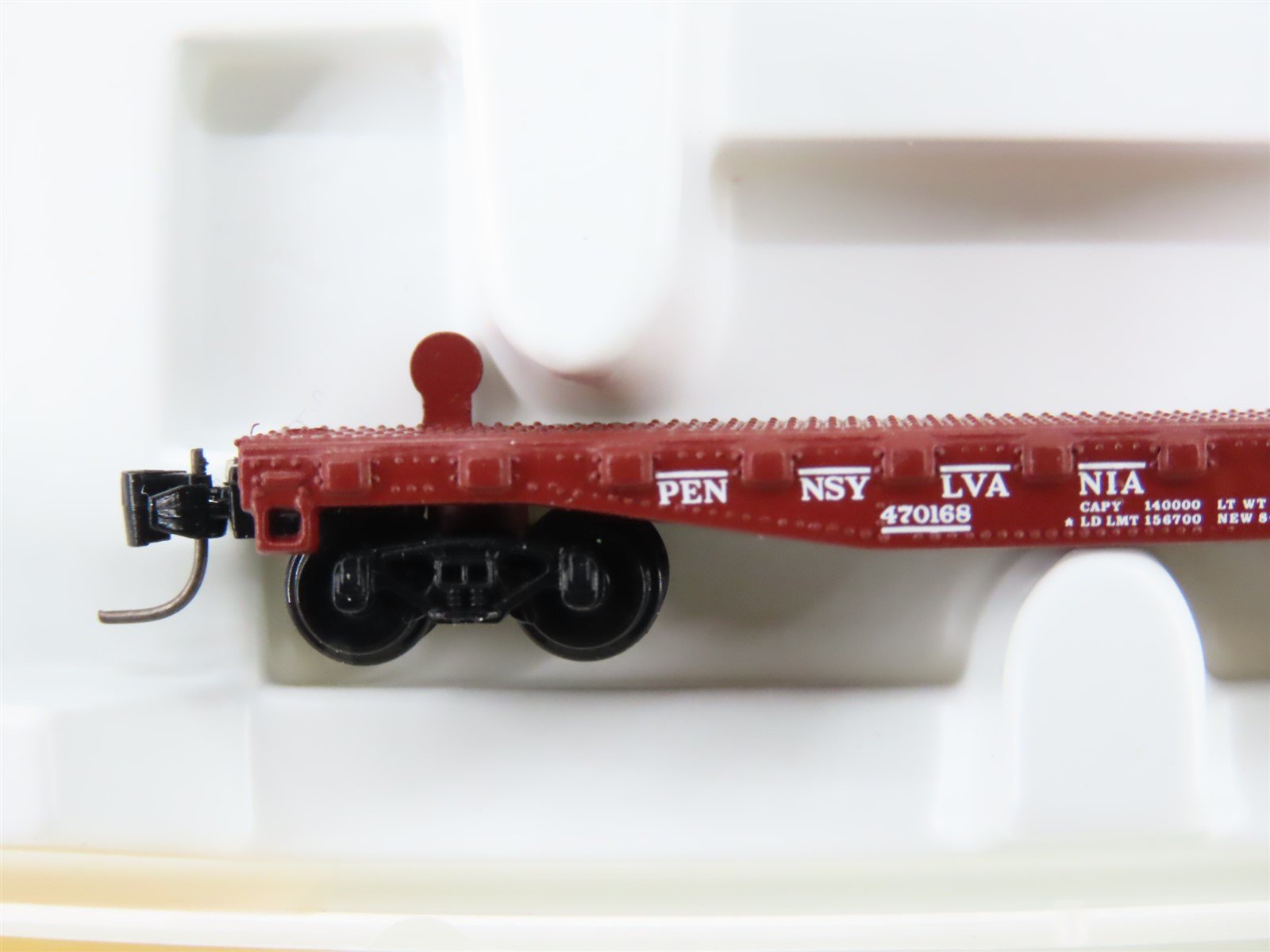 Z Scale Micro-Trains MTL 14504-2 PRR Pennsylvania Railroad Flat Car #470168