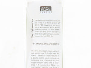 Z Scale Micro-Trains MTL 14504-2 PRR Pennsylvania Railroad Flat Car #470168