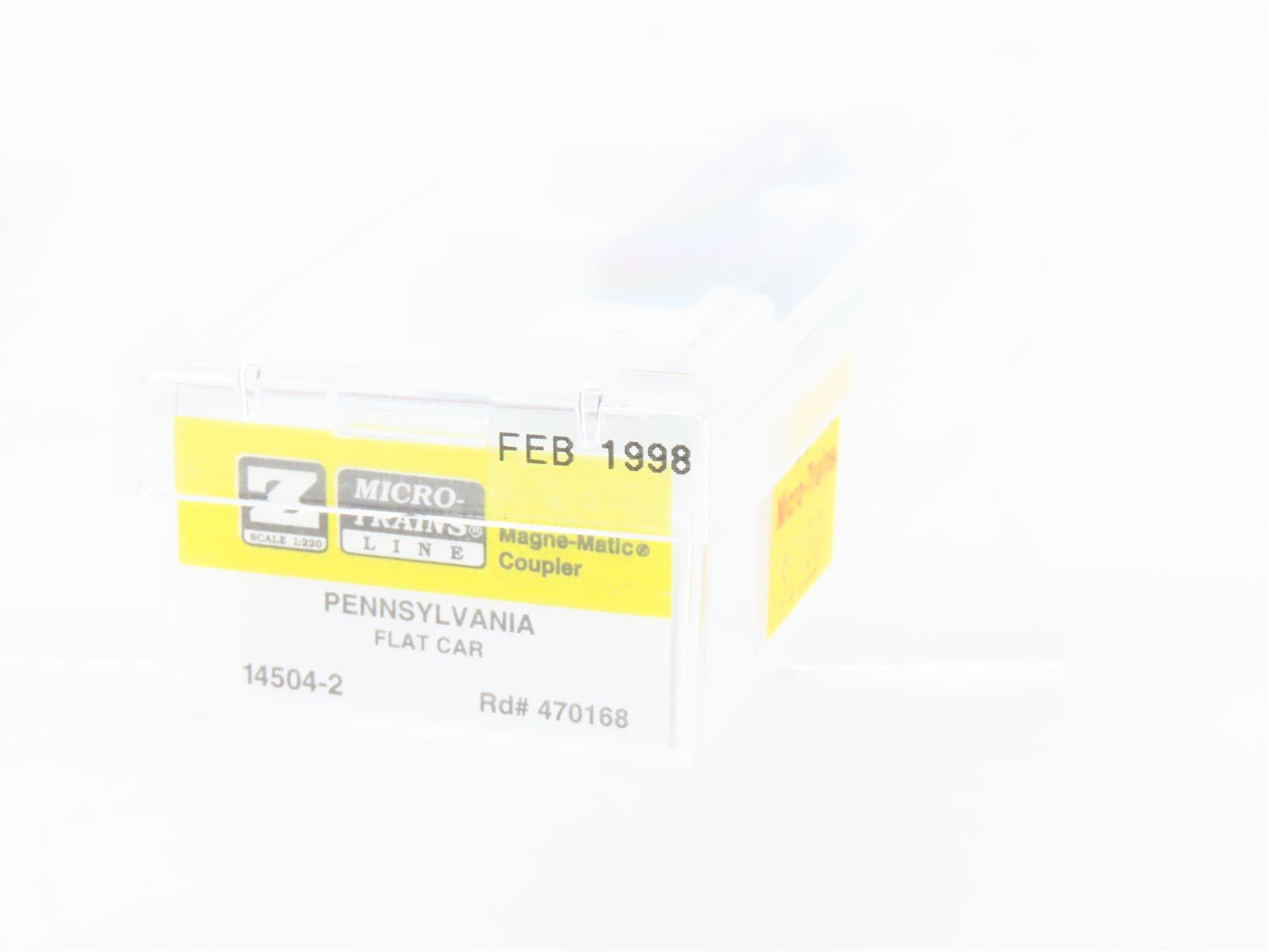 Z Scale Micro-Trains MTL 14504-2 PRR Pennsylvania Railroad Flat Car #470168