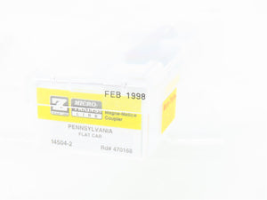 Z Scale Micro-Trains MTL 14504-2 PRR Pennsylvania Railroad Flat Car #470168