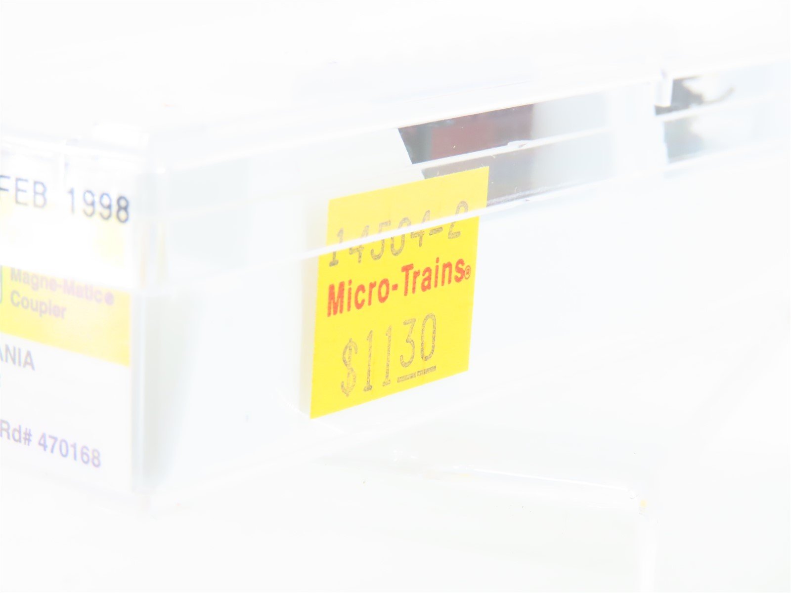 Z Scale Micro-Trains MTL 14504-2 PRR Pennsylvania Railroad Flat Car #470168