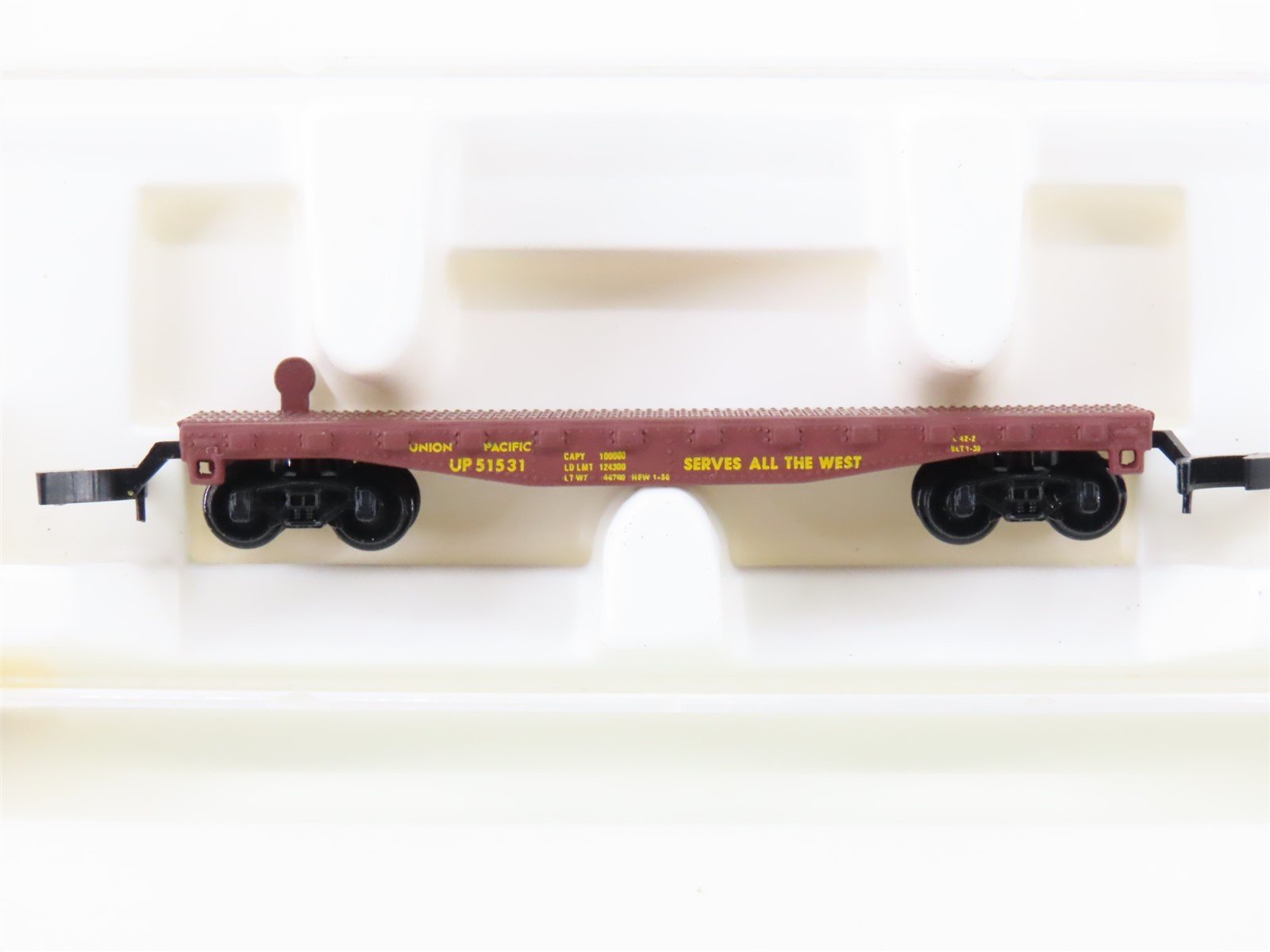 Z Scale Kadee Micro-Trains MTL 14505 UP "Serves All The West" Flat Car #51531