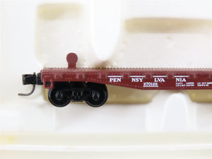 Z Scale Kadee Micro-Trains MTL 14504-2 PRR Pennsylvania Flat Car #470128