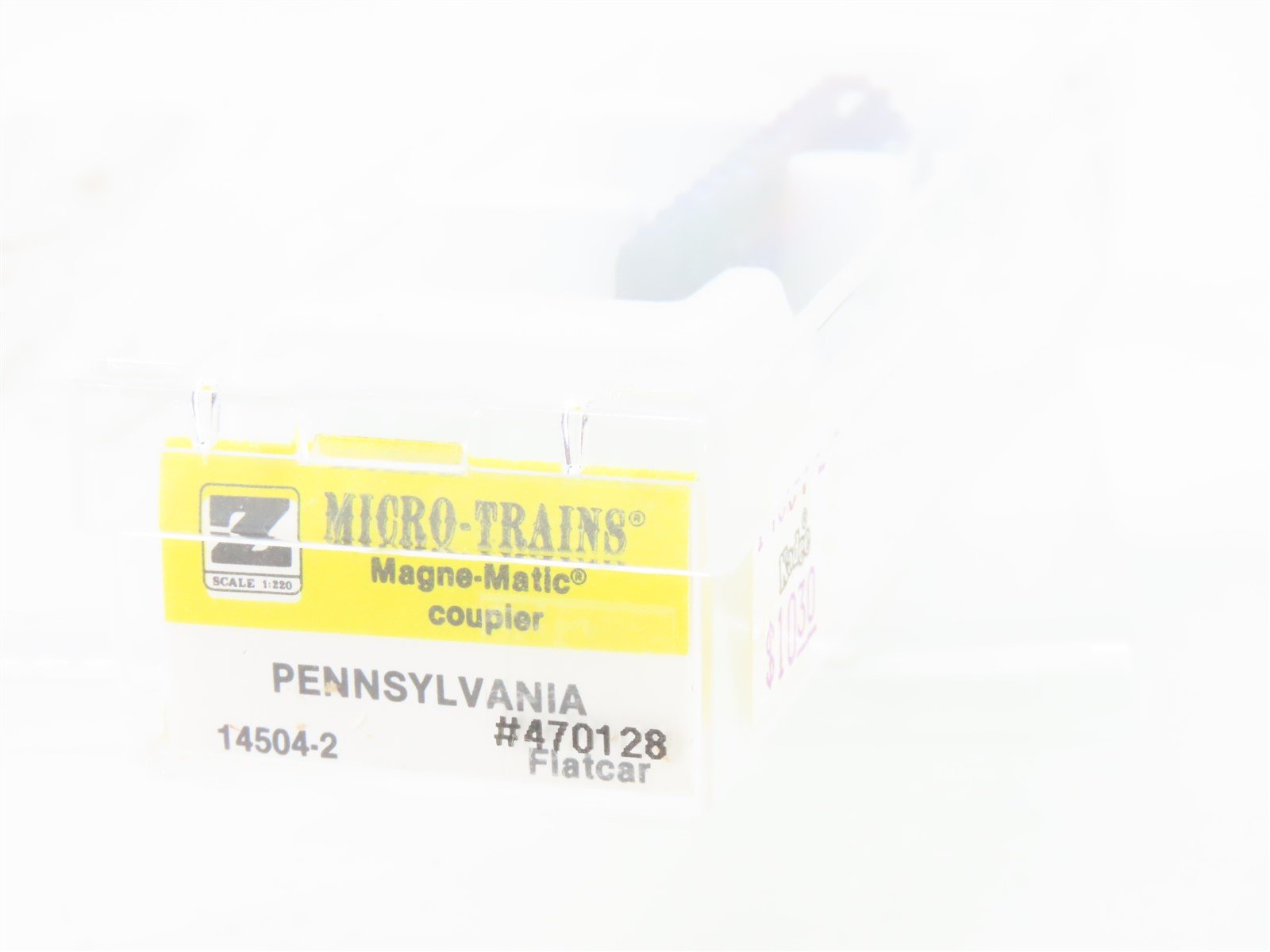 Z Scale Kadee Micro-Trains MTL 14504-2 PRR Pennsylvania Flat Car #470128