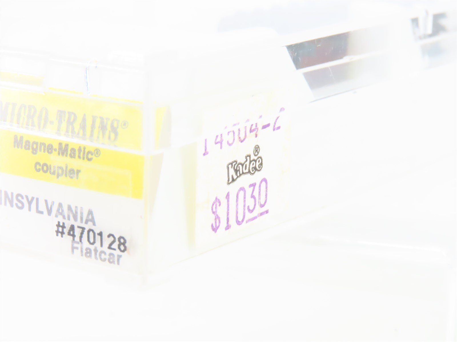 Z Scale Kadee Micro-Trains MTL 14504-2 PRR Pennsylvania Flat Car #470128