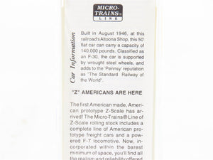 Z Scale Micro-Trains MTL 14504-2 PRR Pennsylvania Railroad Flat Car #470170