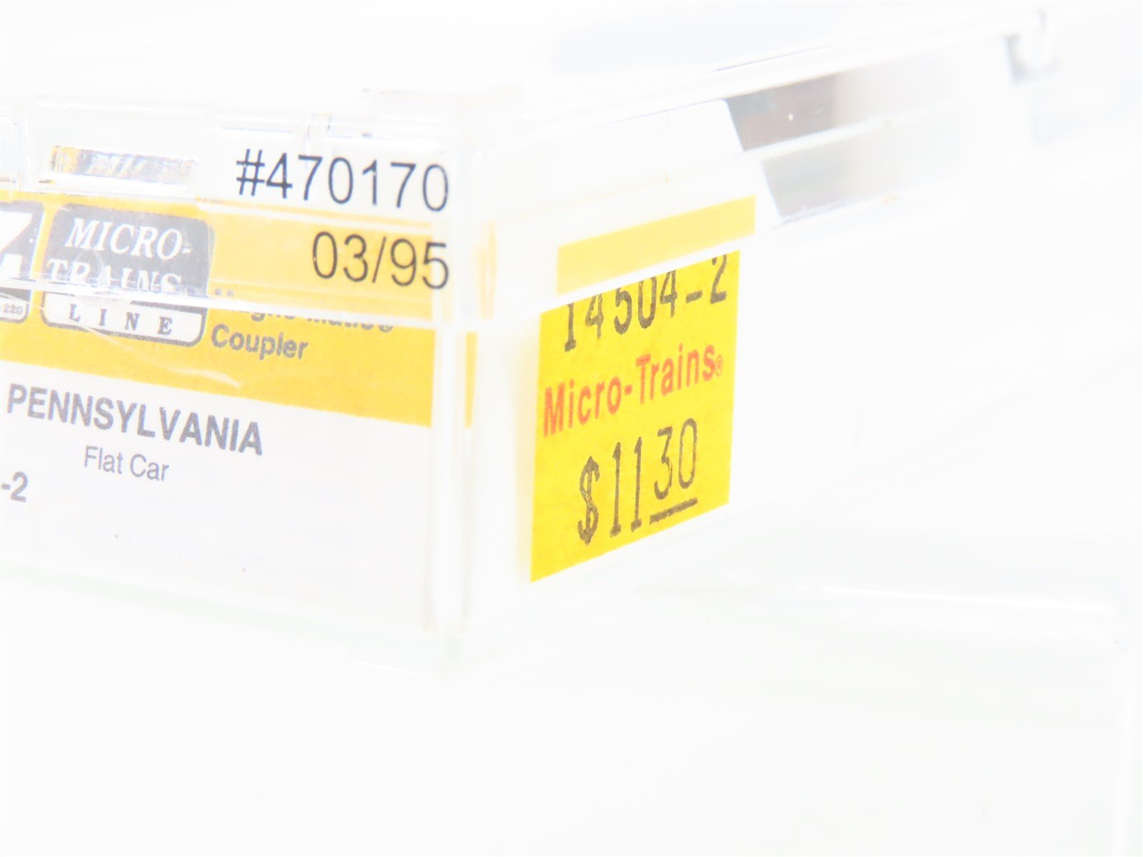 Z Scale Micro-Trains MTL 14504-2 PRR Pennsylvania Railroad Flat Car #470170