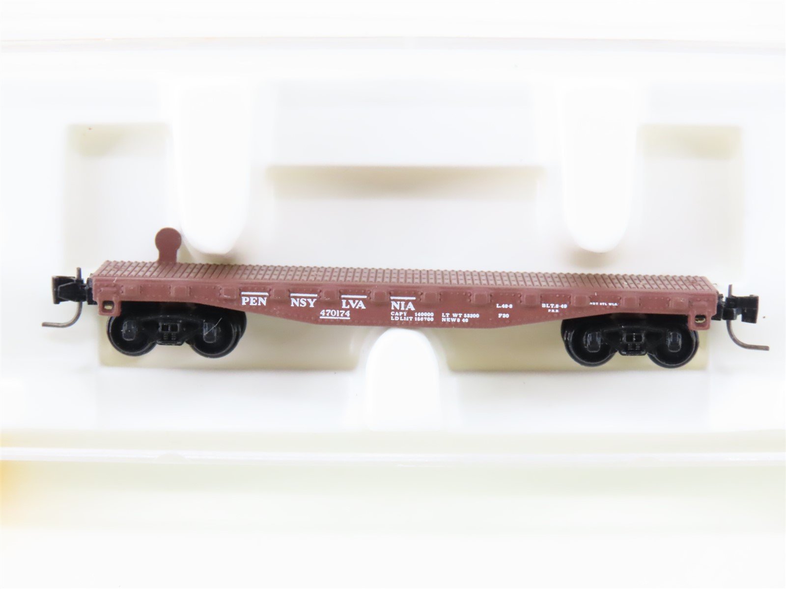 Z Scale Micro-Trains MTL 14504-2 PRR Pennsylvania Railroad Flat Car #470174