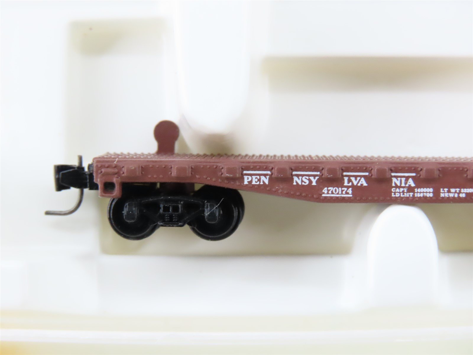 Z Scale Micro-Trains MTL 14504-2 PRR Pennsylvania Railroad Flat Car #470174