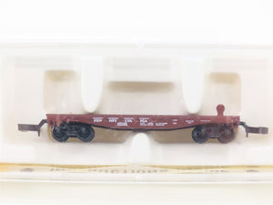 Z Scale Kadee Micro-Trains MTL 14504 PRR Pennsylvania Railroad Flat Car #470128
