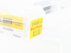 Z Scale Micro-Trains MTL 14503-2 RDG Reading Railroad Flat Car #99002