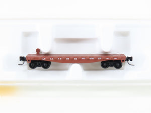 Z Micro-Trains MTL 14502-2 ATSF Atchison Topeka Santa Fe 50' Flat Car #90823