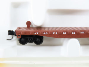 Z Micro-Trains MTL 14502-2 ATSF Atchison Topeka Santa Fe 50' Flat Car #90823