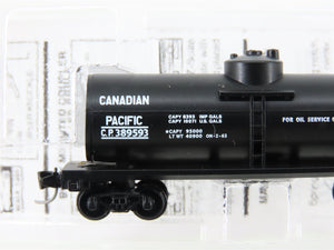 Z Micro-Trains MTL 14420-2 CP Canadian Pacific 39' Single Dome Tank Car #389593