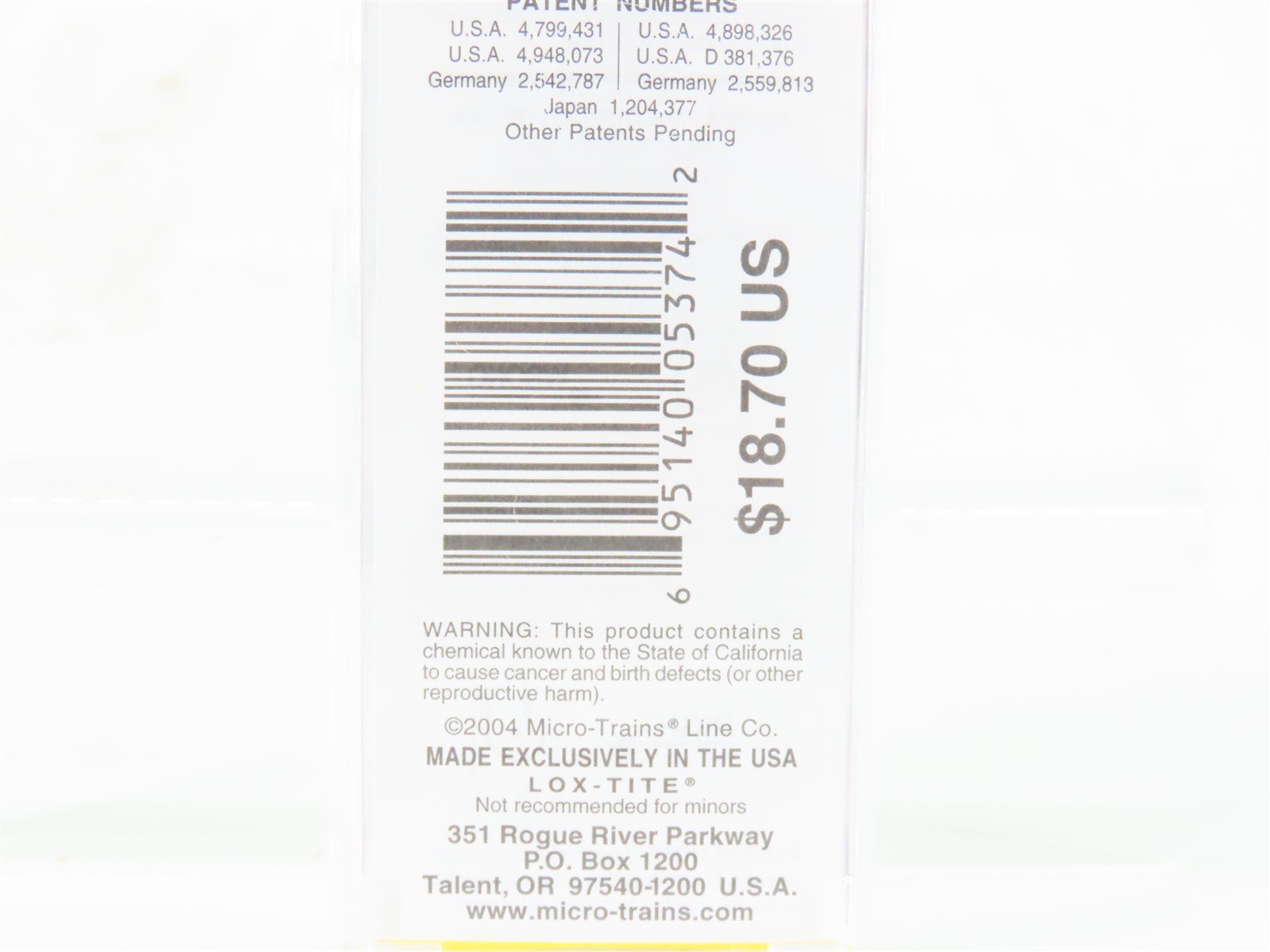 Z Micro-Trains MTL 14420-2 CP Canadian Pacific 39' Single Dome Tank Car #389593