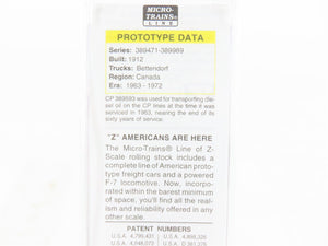 Z Micro-Trains MTL 14420 CP Canadian Pacific 39' Single Dome Tank Car #389593