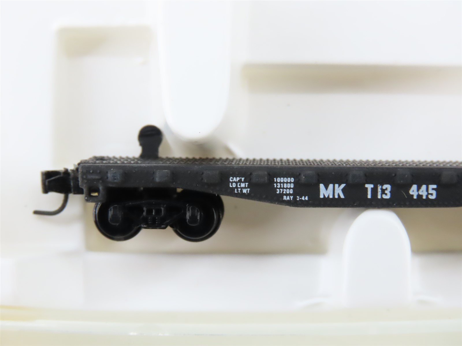 Z Scale Kadee Micro-Trains MTL 14501-2 MKT Missouri Kansas Texas Flat Car #13445