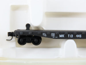 Z Scale Kadee Micro-Trains MTL 14501-2 MKT Missouri Kansas Texas Flat Car #13445