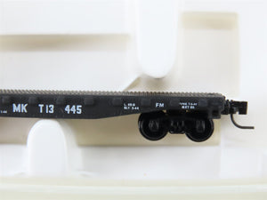 Z Scale Kadee Micro-Trains MTL 14501-2 MKT Missouri Kansas Texas Flat Car #13445