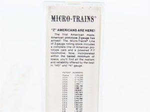 Z Scale Kadee Micro-Trains MTL 14501-2 MKT Missouri Kansas Texas Flat Car #13445