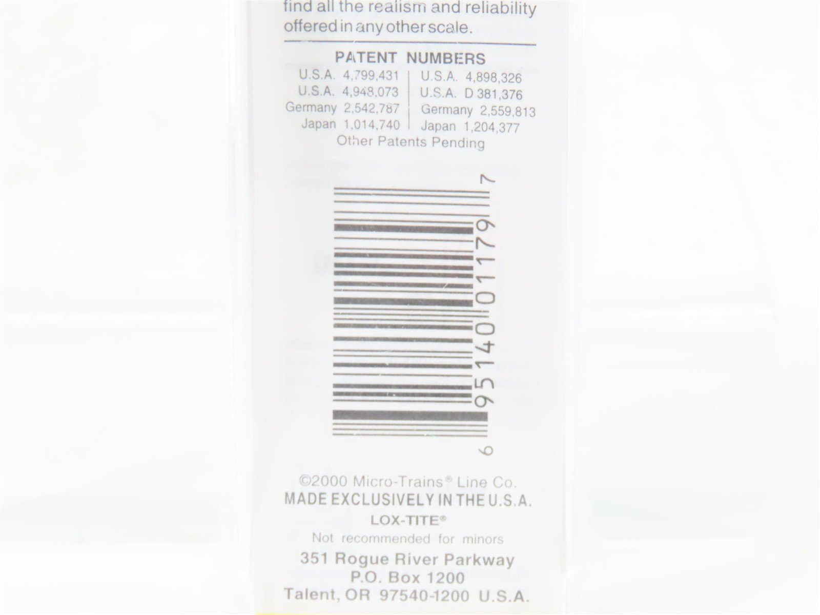 Z Scale Micro-Trains MTL 14711-2 SP Southern Pacific Caboose #602