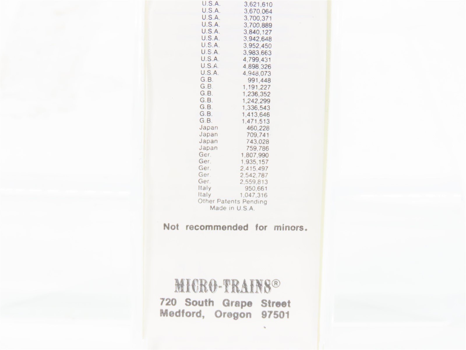 Z Scale Micro-Trains MTL 14711-2 SP Southern Pacific Caboose #609