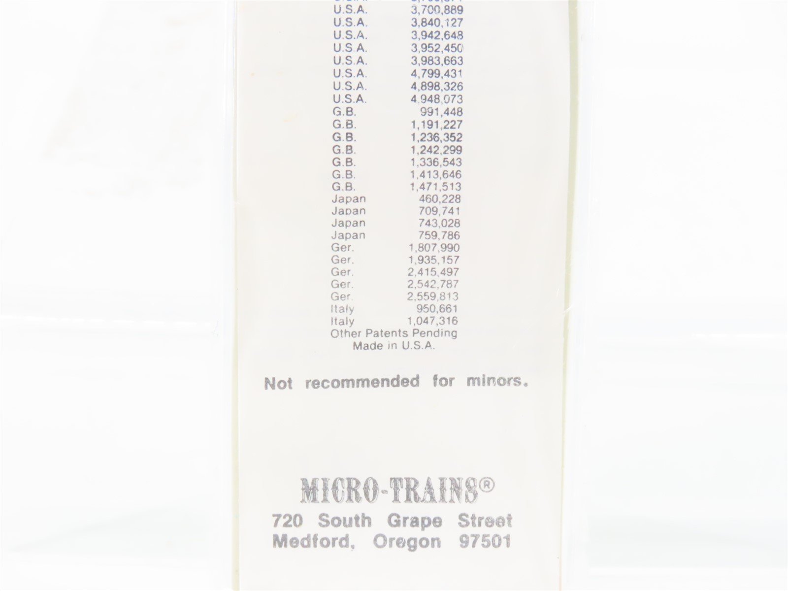 Z Scale Micro-Trains MTL 14711-2 SP Southern Pacific Caboose #609