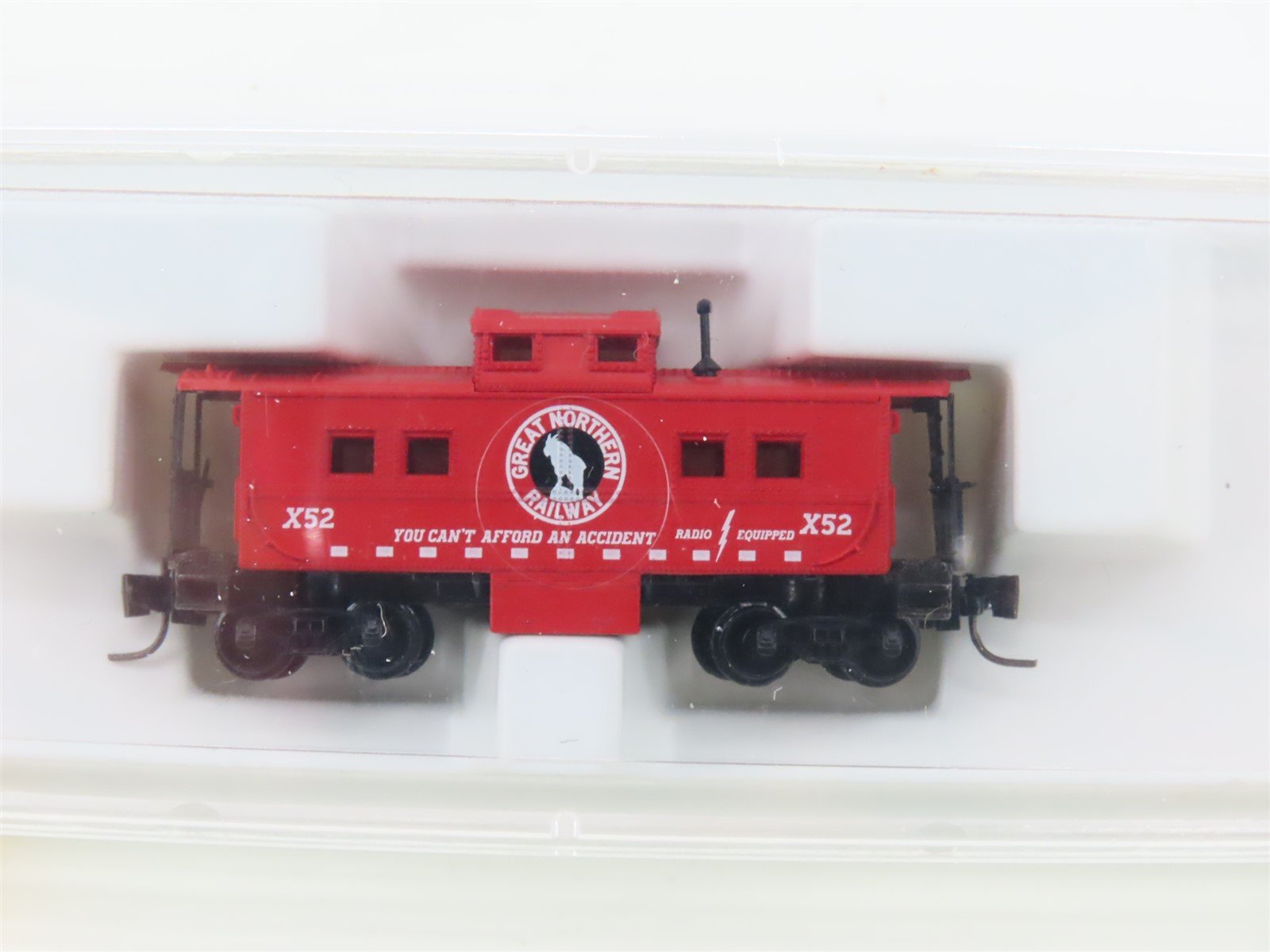 Z Scale Micro-Trains MTL 14715-2 GN "You Can't Afford An Accident" Caboose #X-52