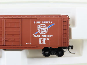 Z Kadee Micro-Trains MTL 14804-2 SSW Cotton Belt Blue Streak 40' Box Car #46478