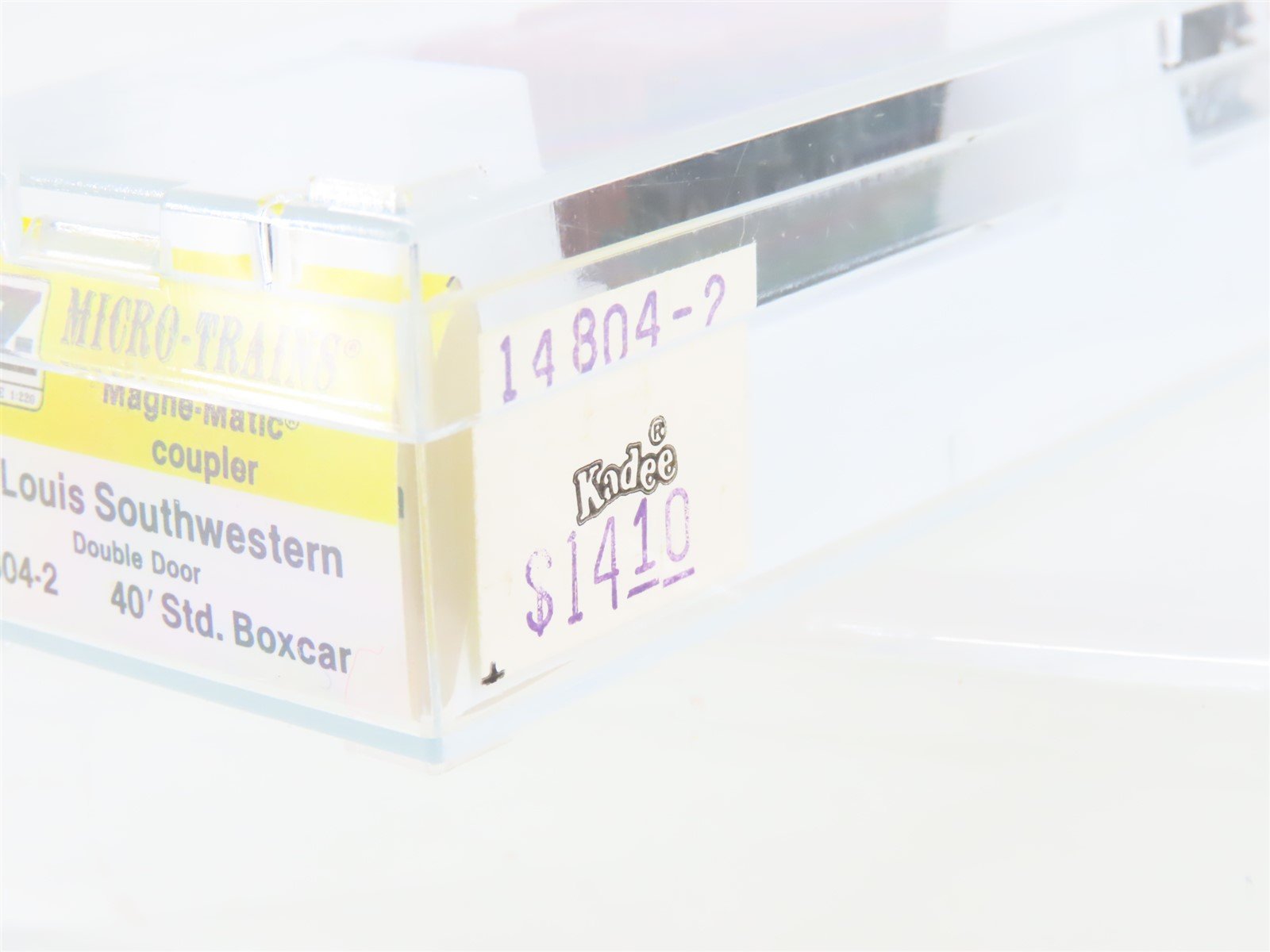 Z Kadee Micro-Trains MTL 14804-2 SSW Cotton Belt Blue Streak 40' Box Car #46478