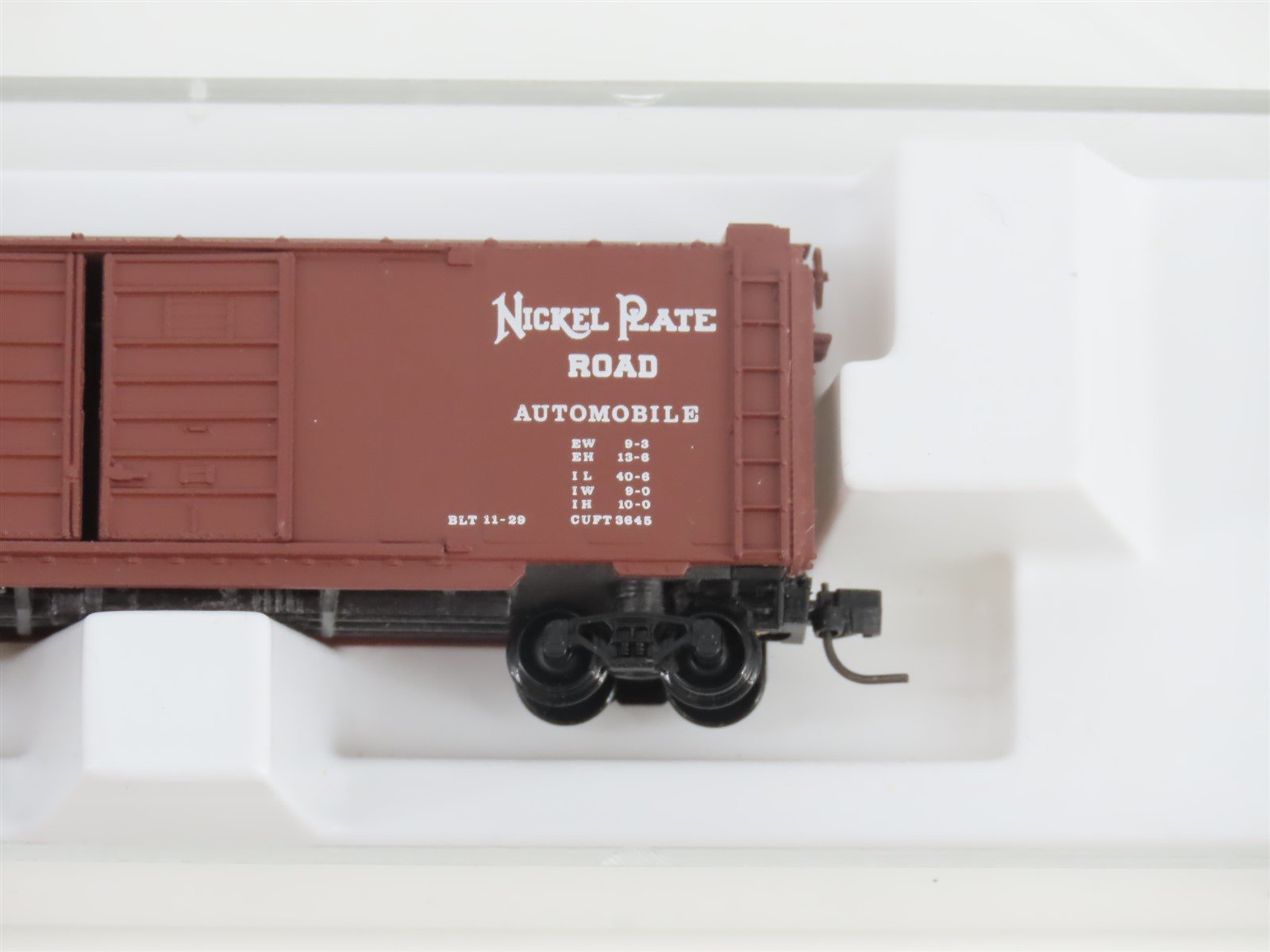 Z Kadee Micro-Trains MTL 14801-2 NKP Nickel Plate Road 40' Box Car #22447