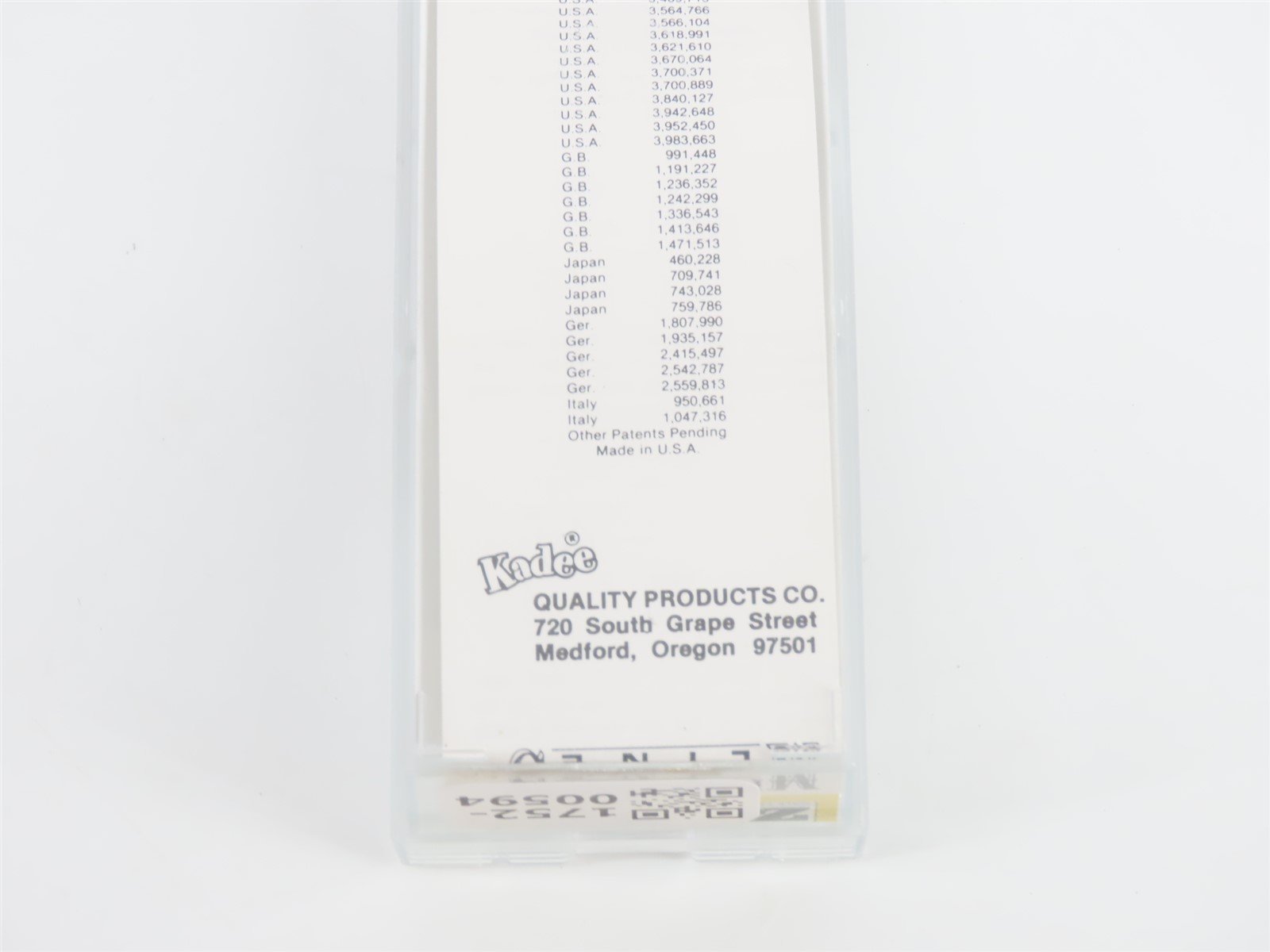 Z Kadee Micro-Trains MTL 14801-2 NKP Nickel Plate Road 40' Box Car #22447