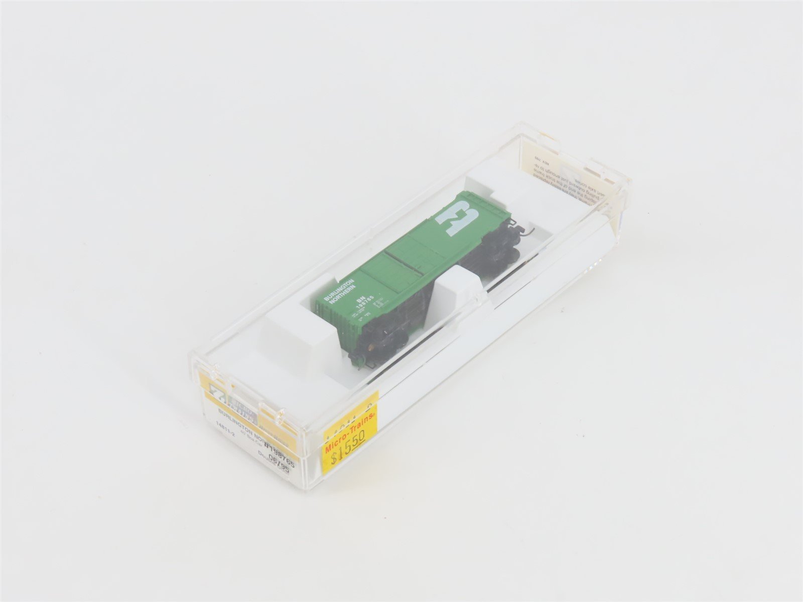 Z Scale Micro-Trains MTL 14811-2 BN Burlington Northern 40' Box Car #198765