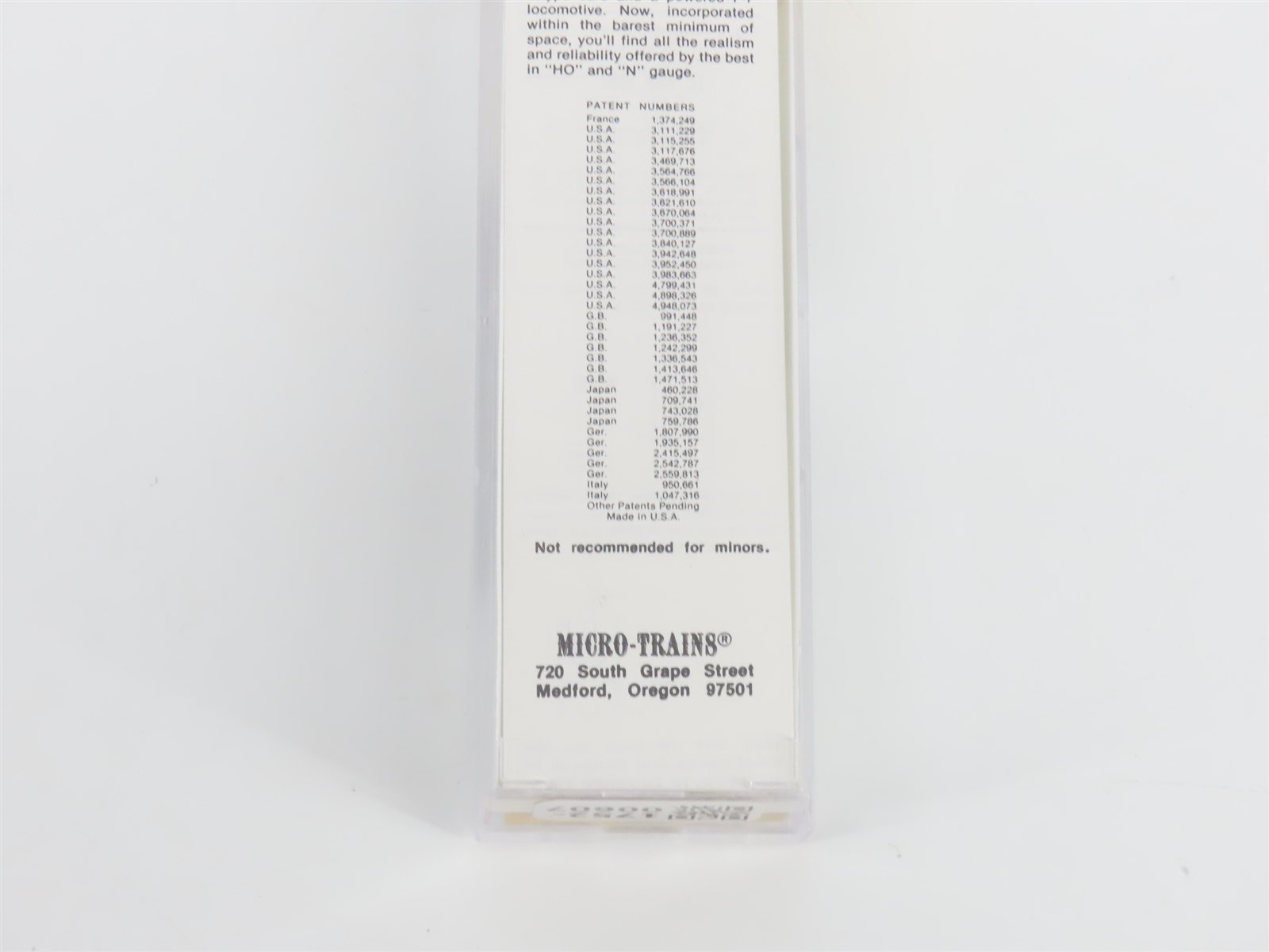 Z Scale Micro-Trains MTL 14816-2 MKT 