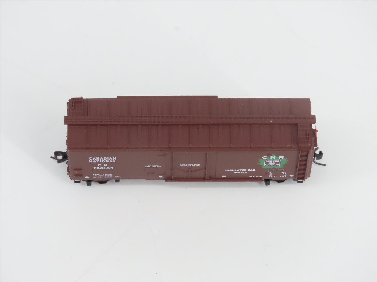 Z Kadee Micro-Trains MTL 14908-2 CN Canadian National 40' Box Car #290105