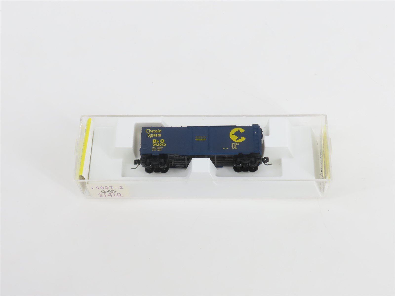 Z Scale Kadee Micro-Trains MTL 14907-2 B&O Chessie System 40' Box Car #293952