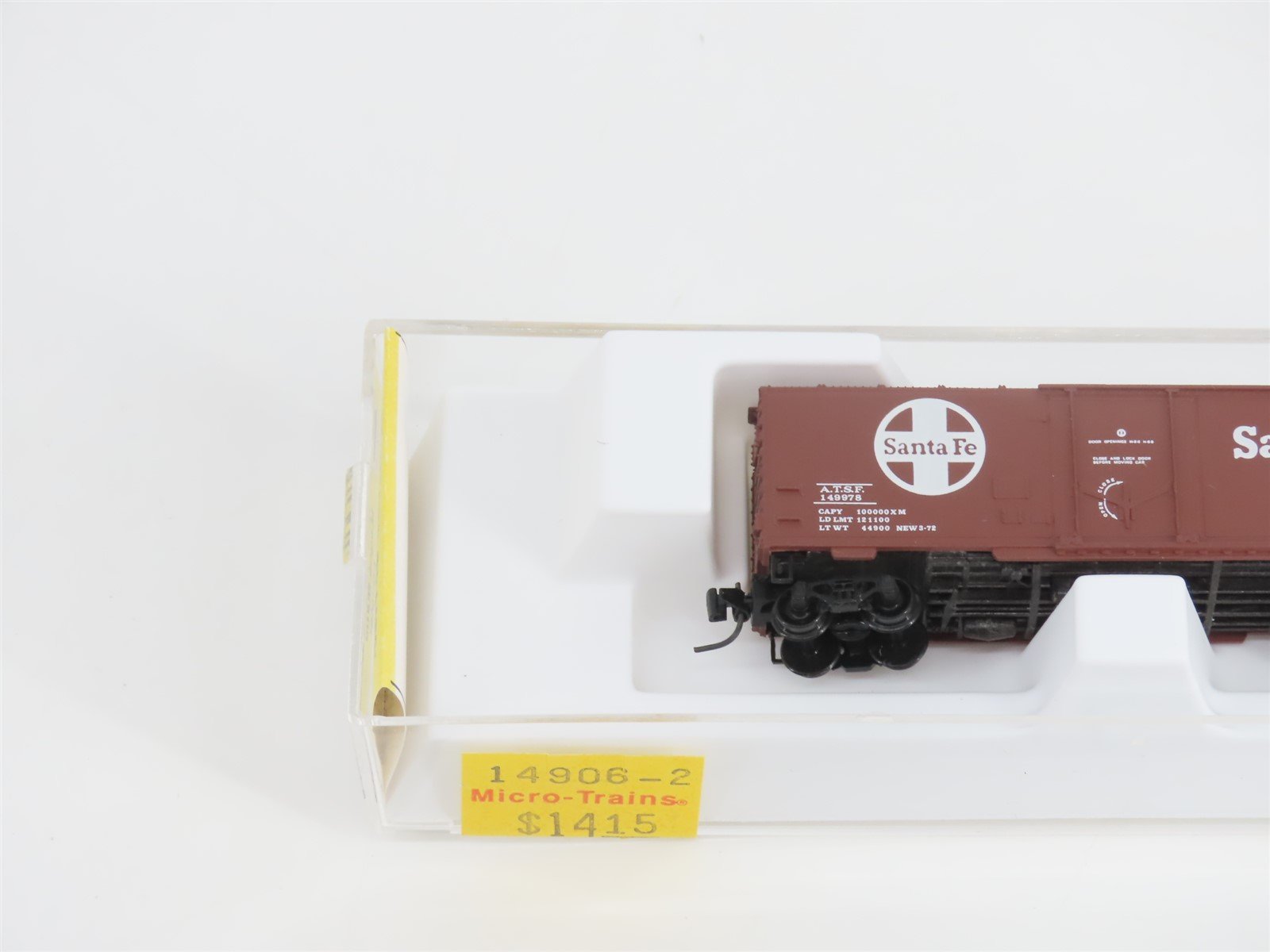 Z Kadee Micro-Trains MTL 14906-2 ATSF Santa Fe 40' Plug Door Box Car #149978