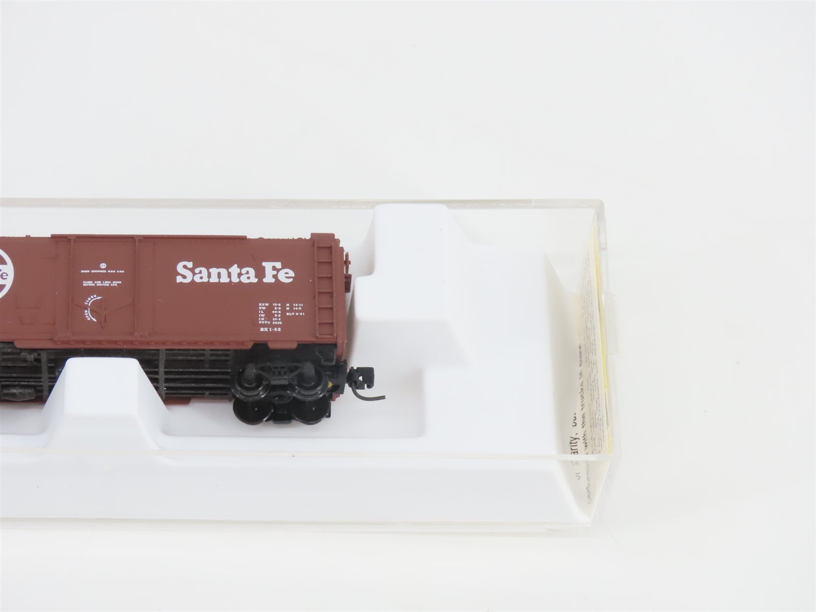 Z Kadee Micro-Trains MTL 14906-2 ATSF Santa Fe 40' Plug Door Box Car #149978
