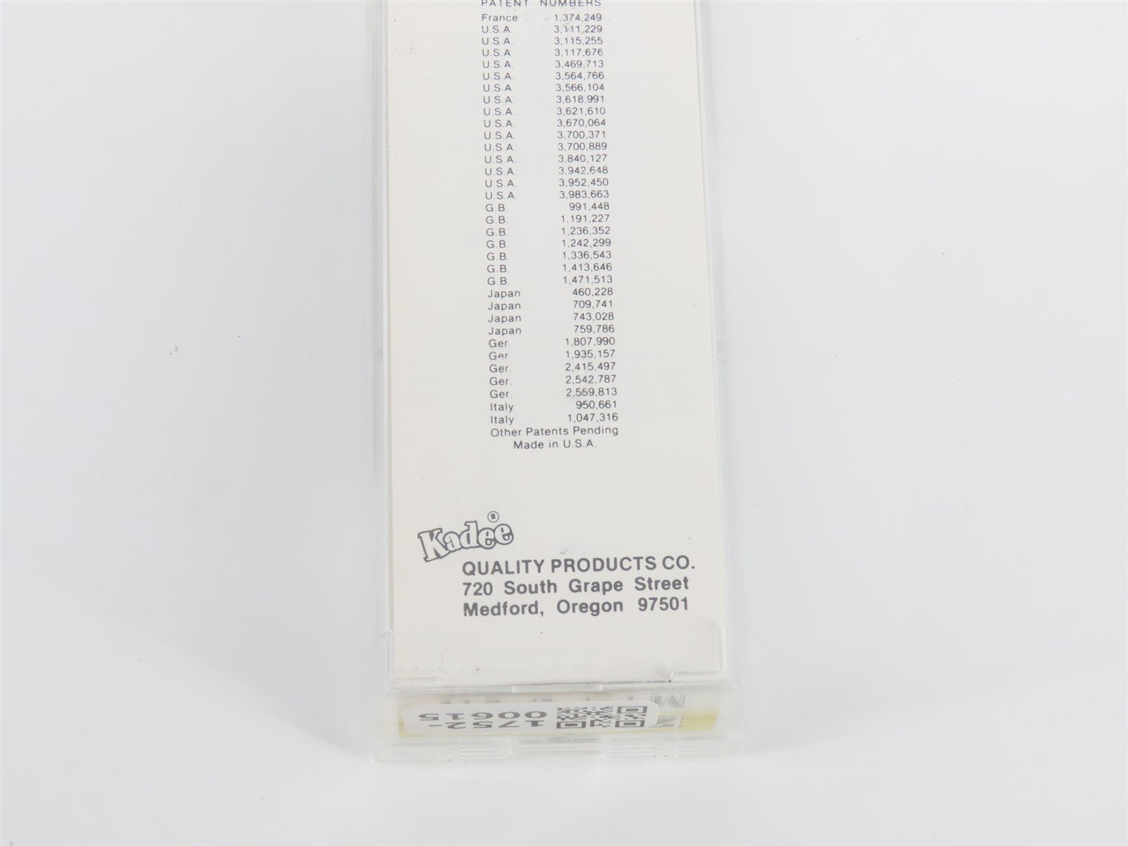 Z Kadee Micro-Trains MTL 14906-2 ATSF Santa Fe 40' Plug Door Box Car #149978