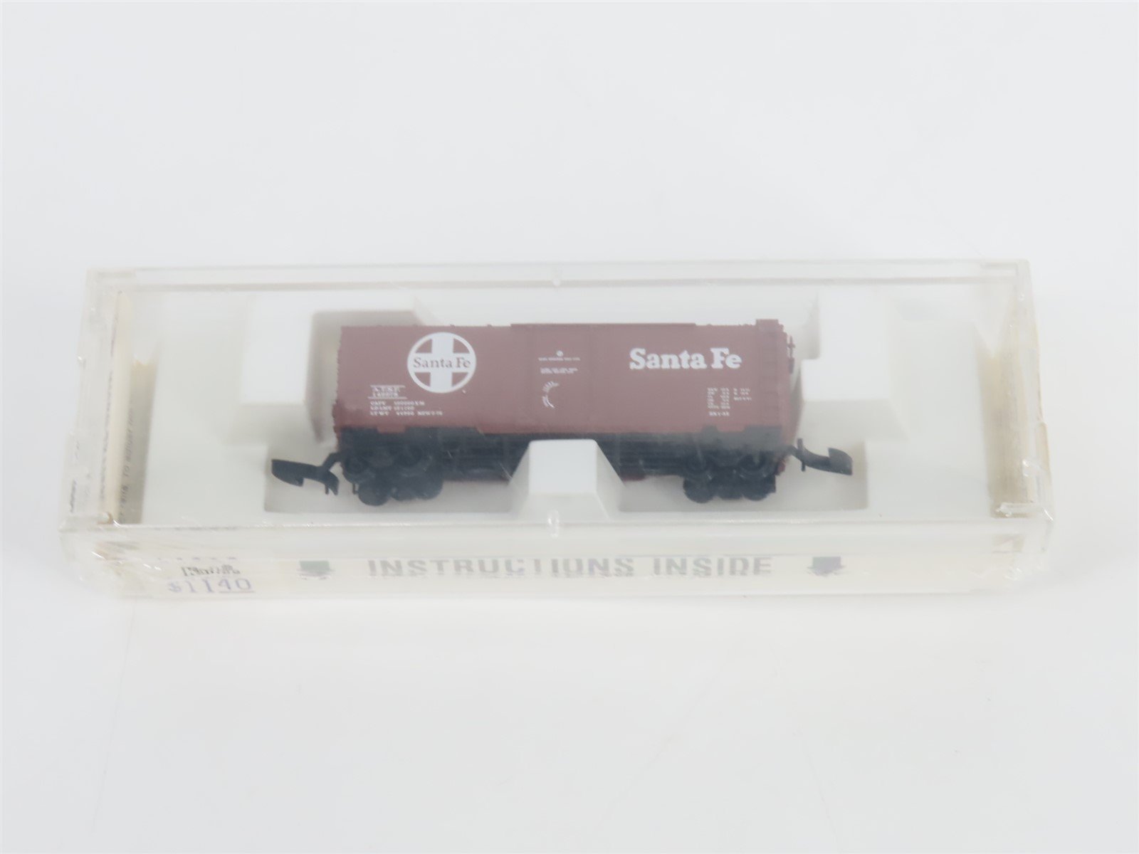 Z Kadee Micro-Trains MTL 14906 ATSF Santa Fe 40' Plug Door Box Car #149978