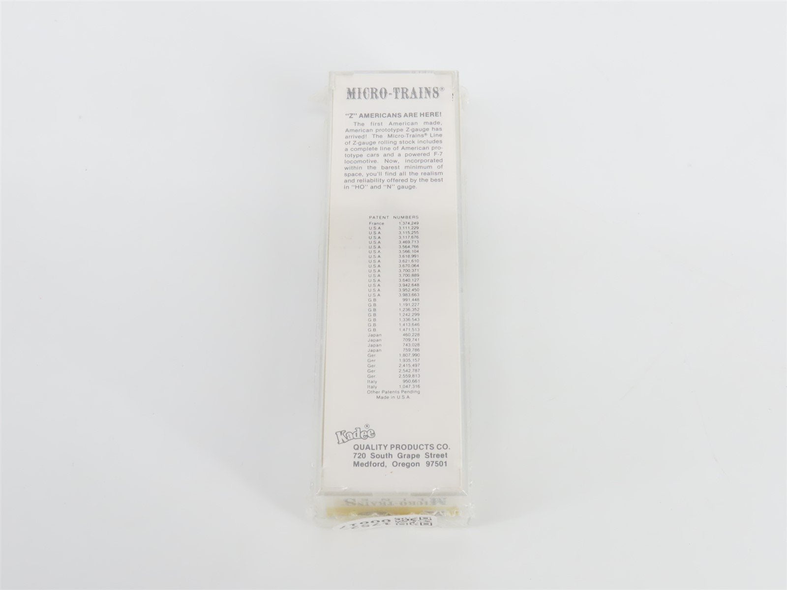 Z Kadee Micro-Trains MTL 14906 ATSF Santa Fe 40' Plug Door Box Car #149978
