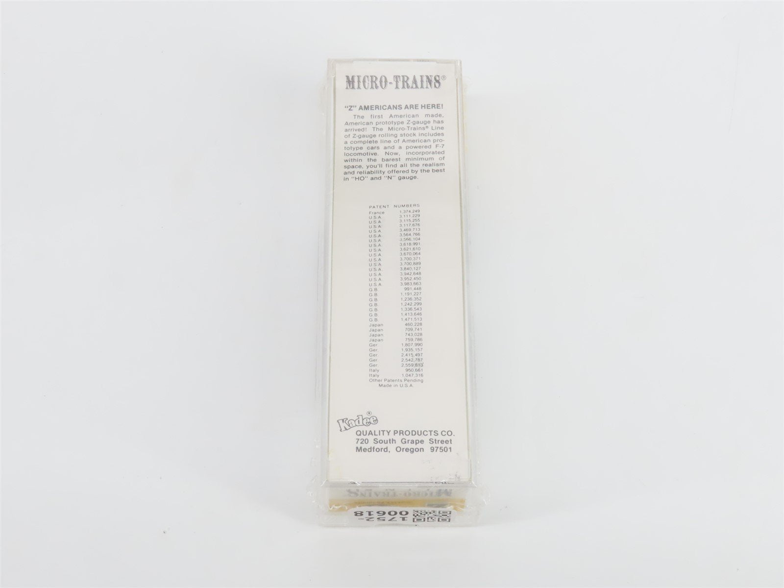 Z Kadee Micro-Trains MTL 14905-2 MP Missouri Pacific 