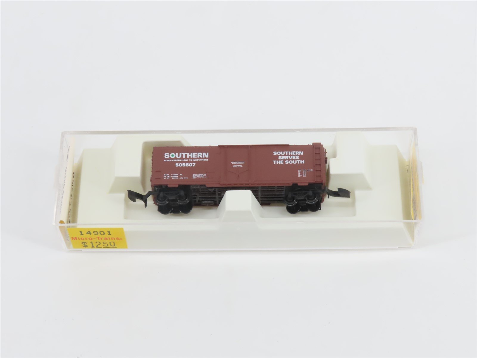 Z Kadee Micro-Trains MTL 14901 SOU Southern "Green Light" 40' Box Car #505607