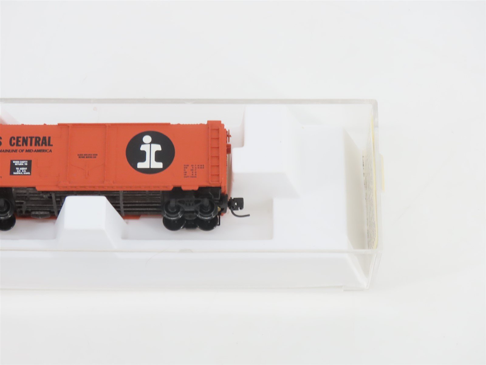 Z Scale Kadee Micro-Trains MTL 14904-2 IC Illinois Central 40' Box Car #160513