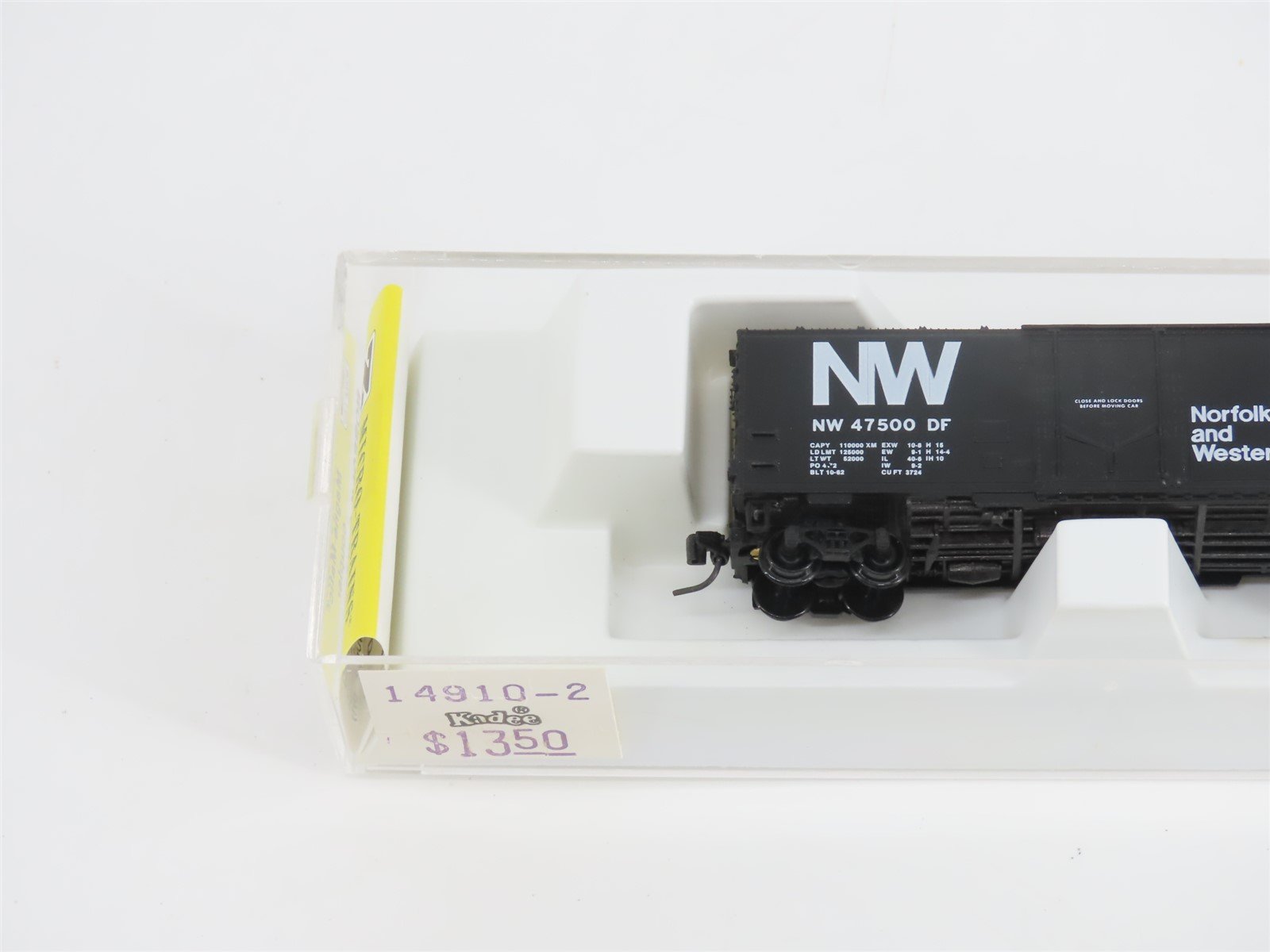 Z Kadee Micro-Trains MTL 14910-2 NW Norfolk & Western 40' Box Car #47500
